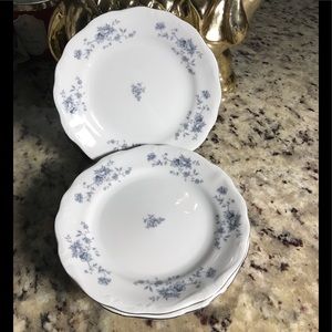 Johann Haviland Blue Garland porcelain plates